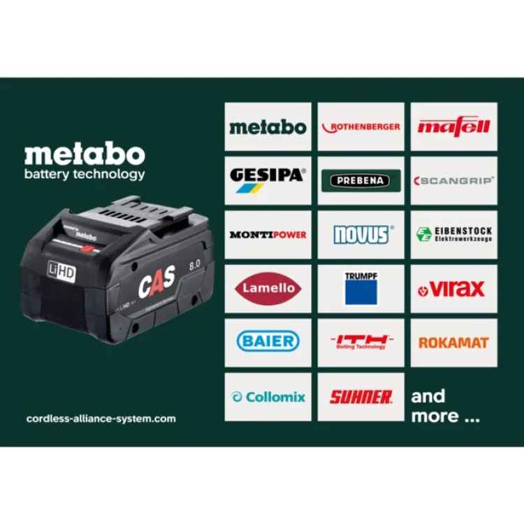 Metabo BS 18 L SET, Mob i l e  Werkstatt, 2 x 2,0 Li-Power Akkus, Schnellladegerät, mit viel Zubehör, 74 teilig!